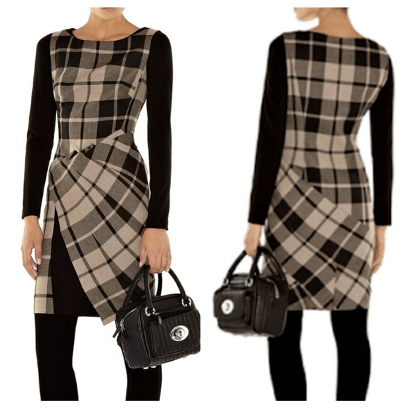 karen millen tartan dress